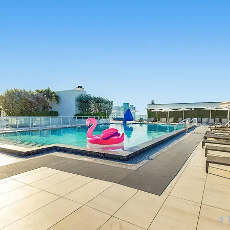 Rooftop Pool - Balcony - Hollywood Beach Boardwalk Extérieur photo