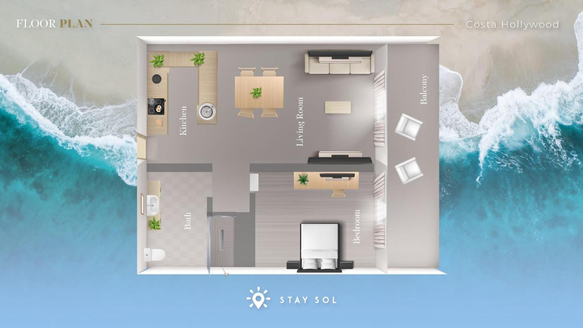 Appartement Rooftop Pool - Balcony - Boardwalk